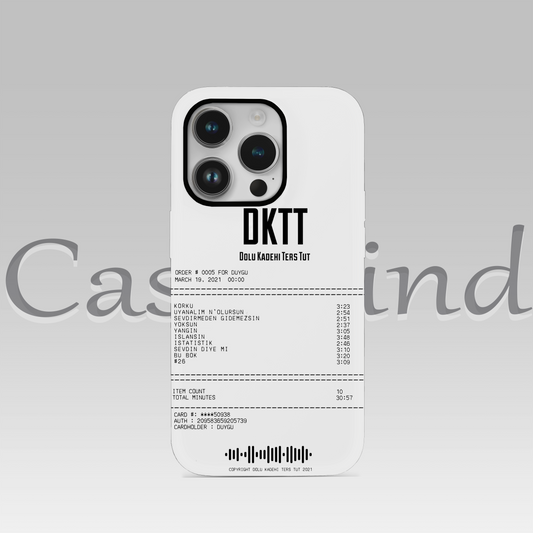 DKTT Fiş Tasarımlı Minimalist Telefon Kılıfı